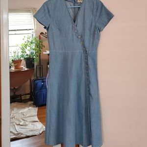Madewell NWT button front dress 0p